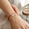 Bransoletka srebrna 925 serce grawer personalizowany